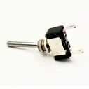 Chrome Plated Toggle Switch, Off/On, SPST image number 0