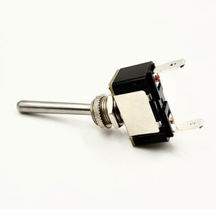 Chrome Plated Toggle Switch, Off/On, SPST