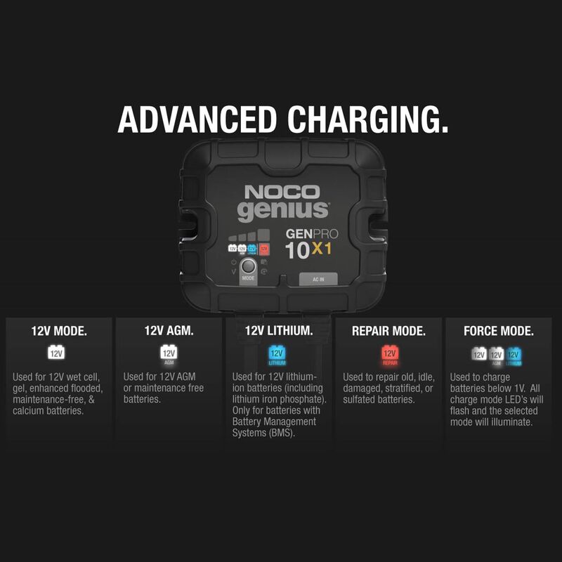 THE NOCO COMPANY Noco Genius GENPRO10X1 Onboard Marine Battery Charger