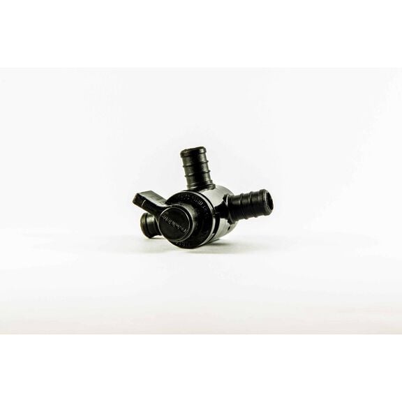 1/2" Barb Three Way Valve 180 Degree image number 0