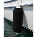 6 1/2" x 22" Twin Eye Fleece Fender Cover, Black image number 0