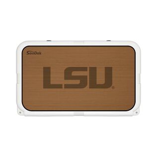SeaDek Cooler Pad - Collegiate Collection - Fits YETI Tundra 45 - Mocha / Black, LSU