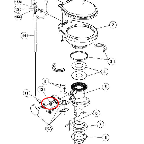 Traveler Lite&trade; 100 Series Toilets Spring Cartridge Kit image number 0