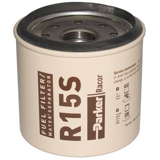 R15S Spin-On Fuel Filter/Water Separator For Series 215R, 2 Micron