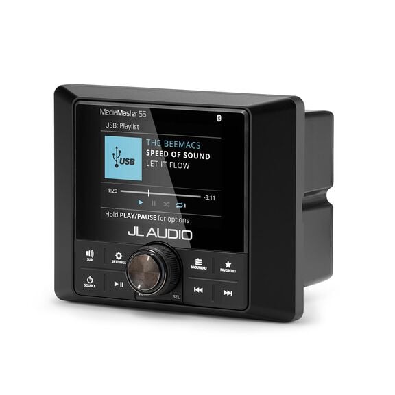 MediaMaster&reg; 55  Premium, Compact Marine Source Unit with Full-Color LCD image number 3