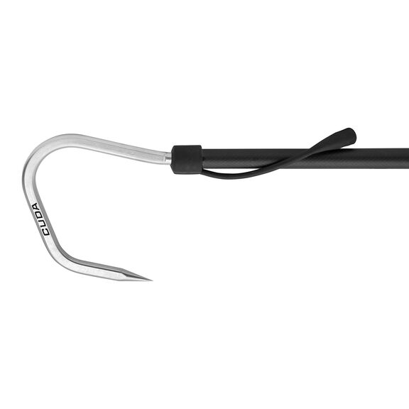 8' Carbon Fiber Gaff with 4" Forged Stainless Steel Head image number 1