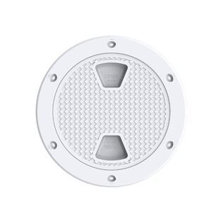 SEAFLO 8" Marine Round Non-Slip Inspection Hatch with Detachable Cover, White