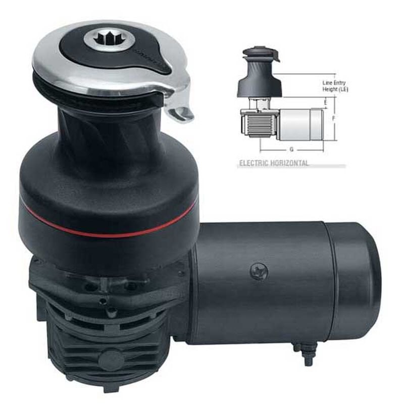 HARKEN 40 TwoSpeed Aluminum Electric Radial SelfTailing Winch West