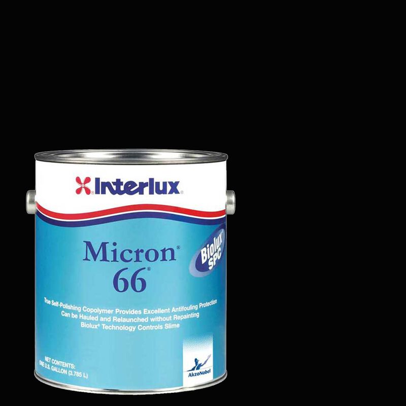 Micron 66 Bottom Paint, Black, Gallon image number 0