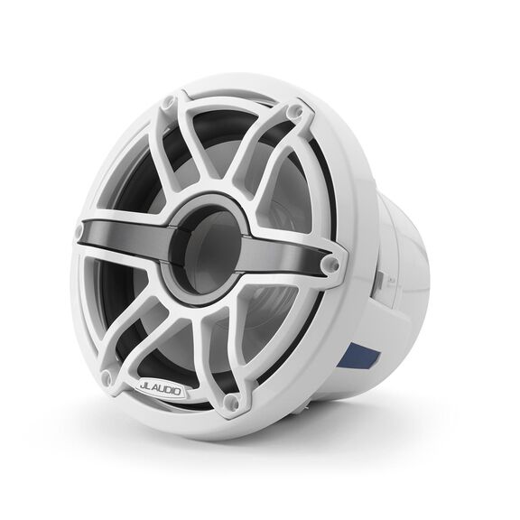 M6-8IB-S-GwGw-4 8" Marine Subwoofer Driver, White Sport Grille image number 1
