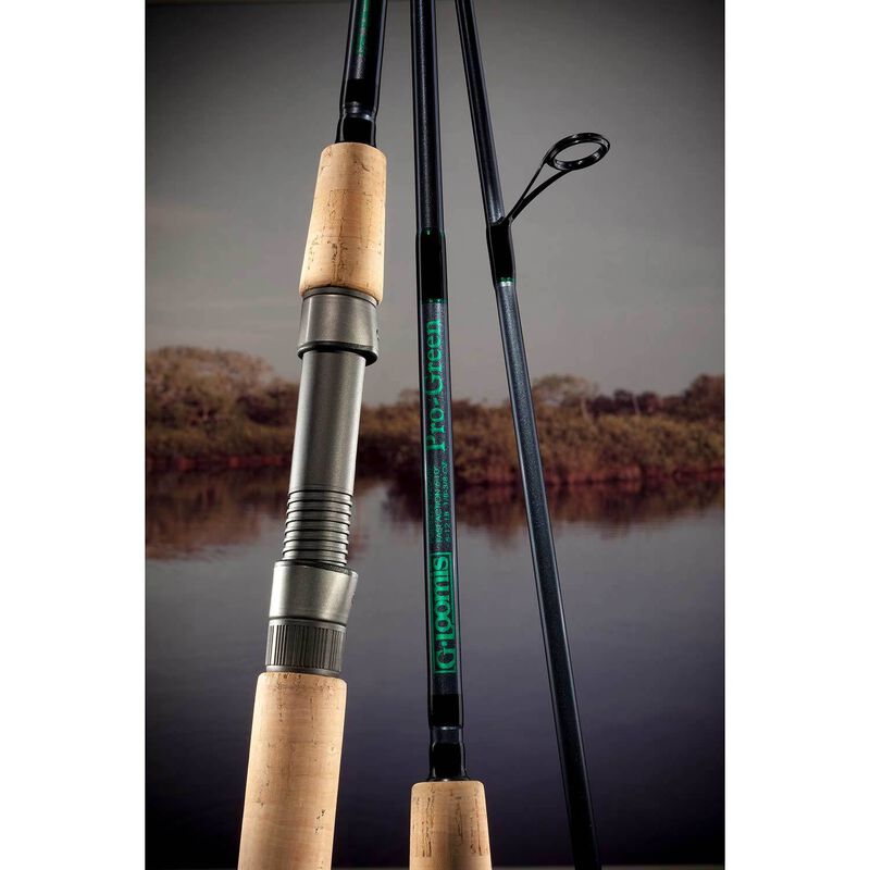 7'4" Pro Green Spinning Rod, Heavy Power image number 7
