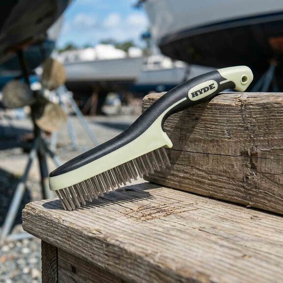 MaxxGrip Pro Wire Brush 11 3/4'' Wire Brush image number 3