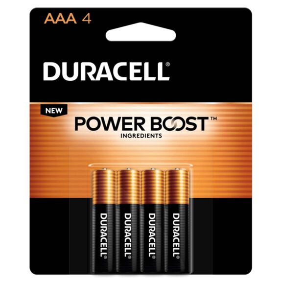 Coppertop AAA batteries with POWER BOOST Ingredients, 4 Pack image number 0
