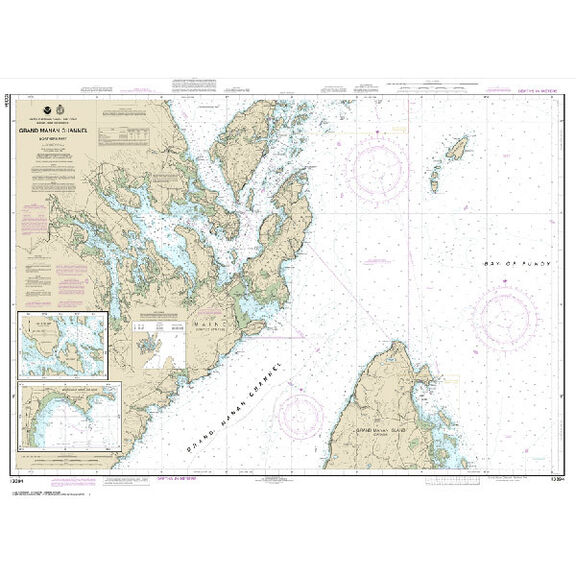 #13394 Grand Manan Channel Northern Part (Metric) image number 0