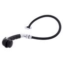 Deck-Mount Sprayer Small Black Sprayer w/Elbow, 6' Black Rubber Hose, Ultra-Low Profile Holder image number 1