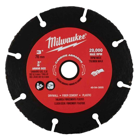 3" Carbide Abrasive Blade image number 0