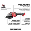 M18 FUEL&trade; 4-1/2" -  6" Lock-On Braking Grinder with Slide Switch image number 1