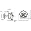 SEAFLO 54 Series 12V Variable Flow Water Pressure Pump - 5.0 GPM, 60 PSI image number 1