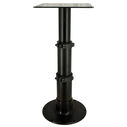 12 3/4" - 20" Anodized Air-Powered 3-Stage Table Pedestal image number 0