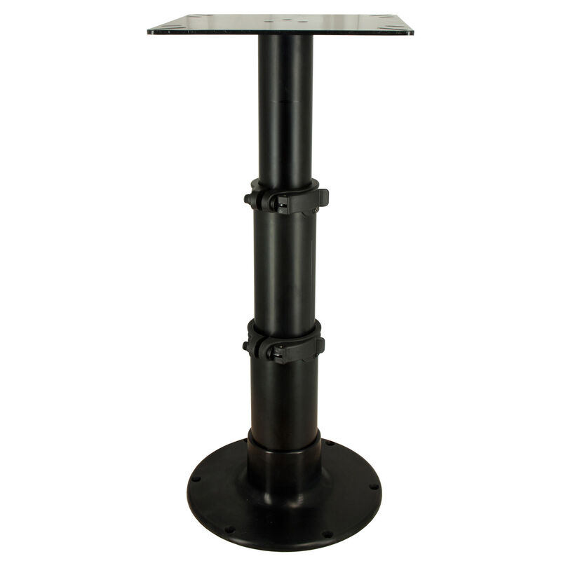 12 3/4" - 20" Anodized Air-Powered 3-Stage Table Pedestal image number 0