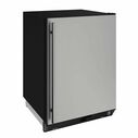 24" Stainless Solid Door Refrigerator image number 0