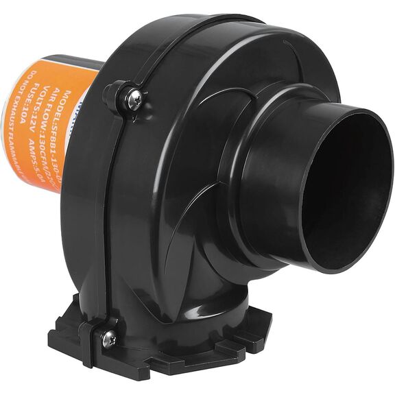 SEAFLO 12V In-Line Bilge Air Blower 130 CFM Marine Ventilation Fan image number 0
