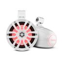 HYDRO 8" Marine Tower Speakers with Integrated RGB LED Lights, 375 Watts, White image number 0