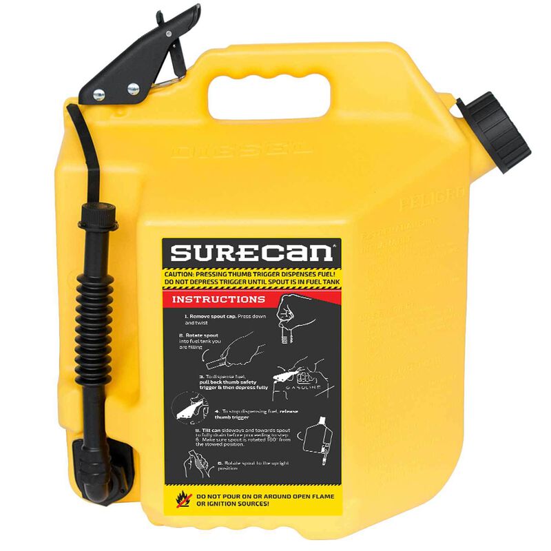  SureCan Fuel Gas Can, 2.2 Gallons : Automotive