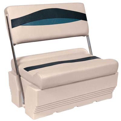 Premium Flip-Flop Seat, Navy/Cobalt