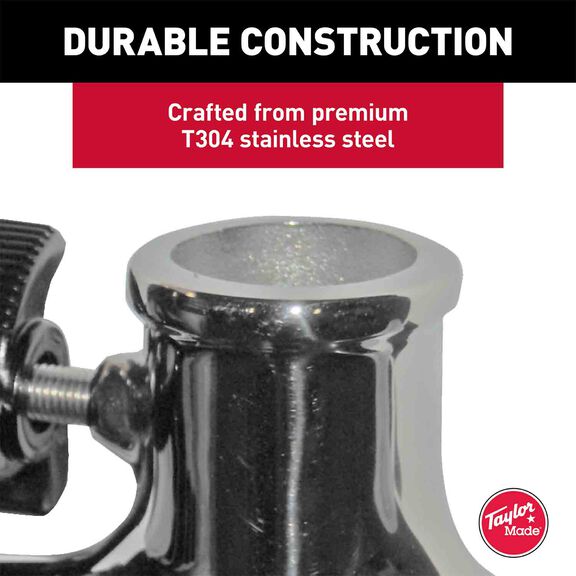 Rail-Mount Flag Pole Socket for 1 1/8" - 1 1/4" Rails image number 3