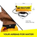 Restube Beach One-Pull Inflatable Safety Buoy Sea Blue image number 4