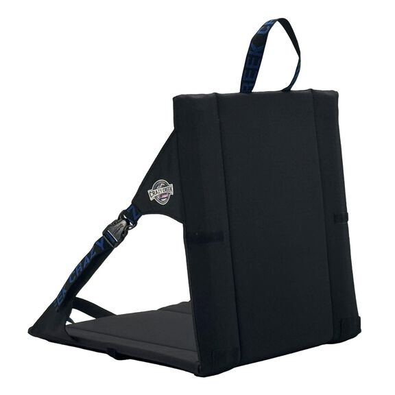 Crazy Creek Original Chair Perfect for Stadium Seats, Camping, Hiking & More, Comfort on All Terrains, Adjustable Straps, Lightweight Design, Water-Resistant, Black image number 0