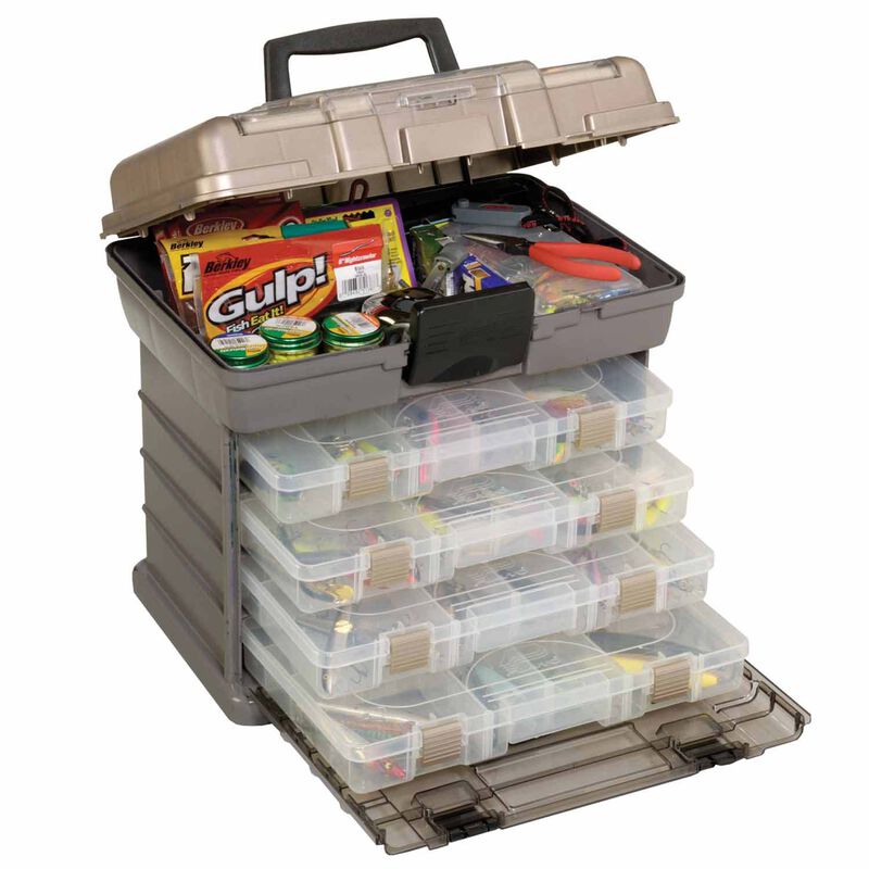 Plano 137401 Guide Series Stowaway Rack Tackle Box System, Sandstone