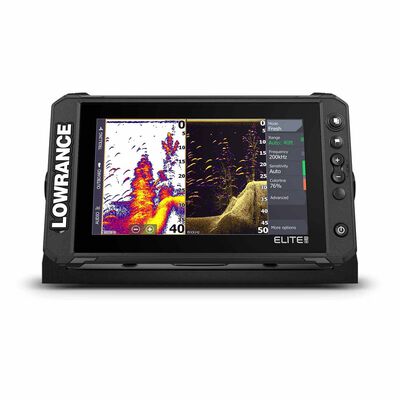 Elite FS 9 Fishfinder/Chartplotter Combo with C-MAP Contour Charts, No Transducer