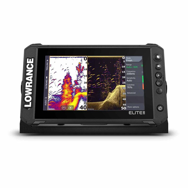 Elite FS 9 Fishfinder/Chartplotter Combo with C-MAP Contour Charts, No Transducer image number 0