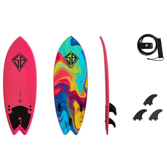 5'2" Baja Wake Surf Board image number 2