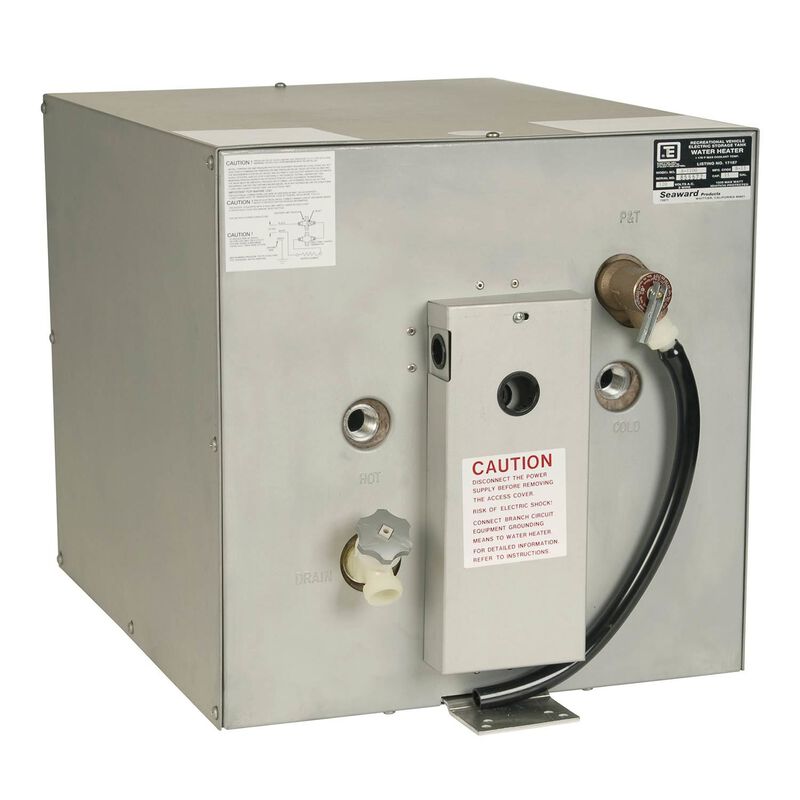 11 Gallon Water Heater with Stainless Steel Case and Rear Heat Exchanger, 120V image number null