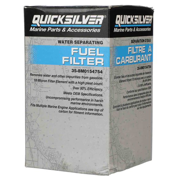 8M0154754 Water Separating Fuel Filter for Select Yamaha 2-Stroke and 4-Stroke Outboards image number 3