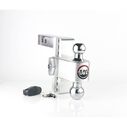 180 Chrome Plated Turnover Ball 6" Drop Hitch with 2" Shank image number 0