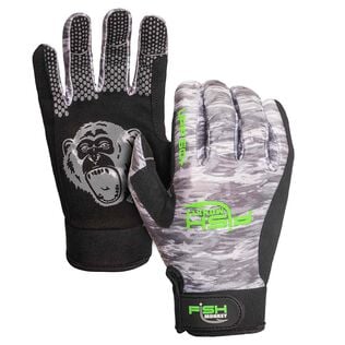 Free Style Custom Fit Glove, Gray Water Camo