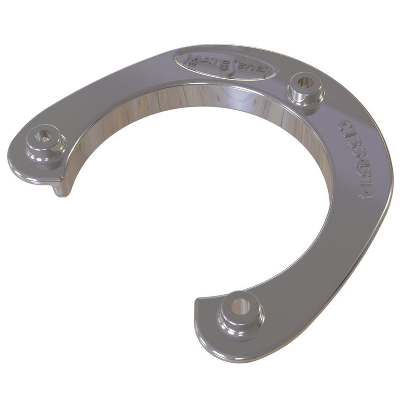 Mate Series C1334314 Stainless Steel Rod & Cup Holder Backing Plate f/Round Rod/Cup Only f/3-3/4 Holes