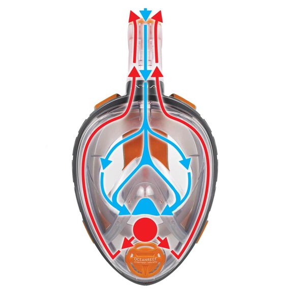 Aria Classic Snorkel Mask Combo, Small/Medium image number 4