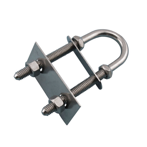 3/8" X 4" Stainless Steel Bow and Stern Eyes image number 0