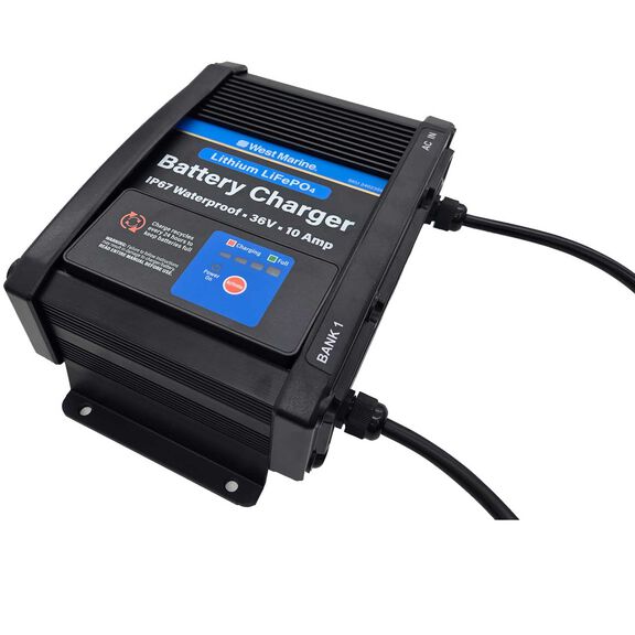 36V 10A, 1 Bank Mounted Battery Charger image number 0