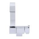 Artaine Folding Faucet, Hot/Cold Mixer, J-Spout, Brushed Nickel image number 6