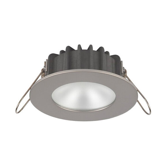 PowerLED Bi-Color Downlight 10 to 30V DC Brushed Stainless Steel Trim Ring Warm White/Red 2 x 3 Watts High Flux LED IP65 image number 0