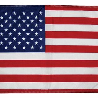 50 Star US Flag, Nylon 12" x 18" #2418
