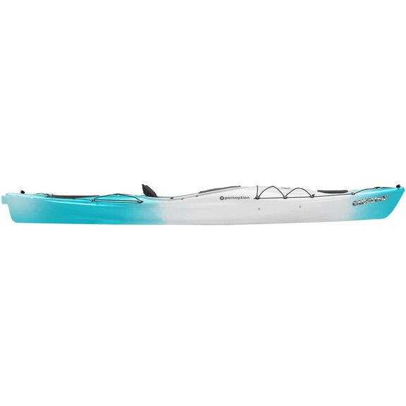 Carolina 12.0 Sit-Inside Kayak, Turquoise/White image number 1