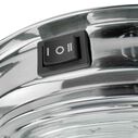 6 7/8" Stainless Steel LED Dome Light, White/Red image number 2
