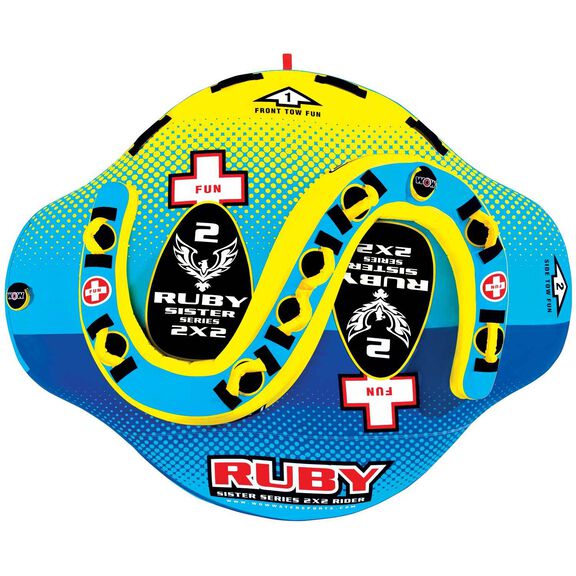 Ruby Sister Series 2-Person Towable Tube image number 1